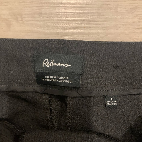 Dark gray, straight leg, work/dress pants (Reitman’s) - Picture 2 of 2